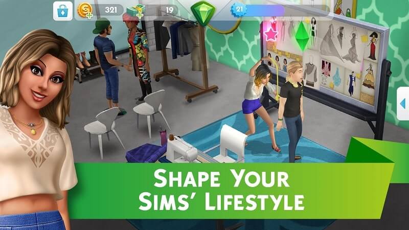 The Sims Mobile Mod vô hạn tiền